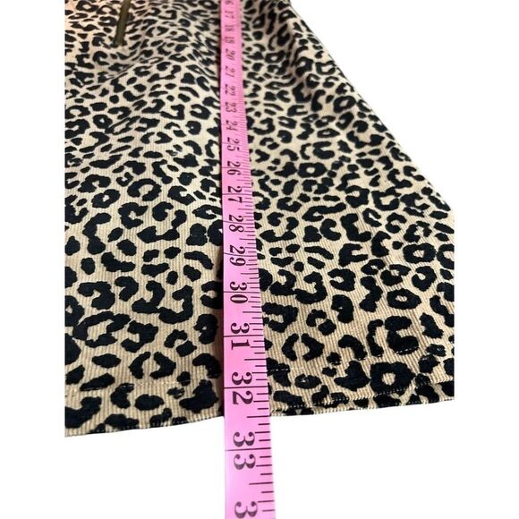 Wild Fable Women's XS Leopard Print Mini Dress Corduroy Casual Y2K Mob Wife - Picture 7 of 8